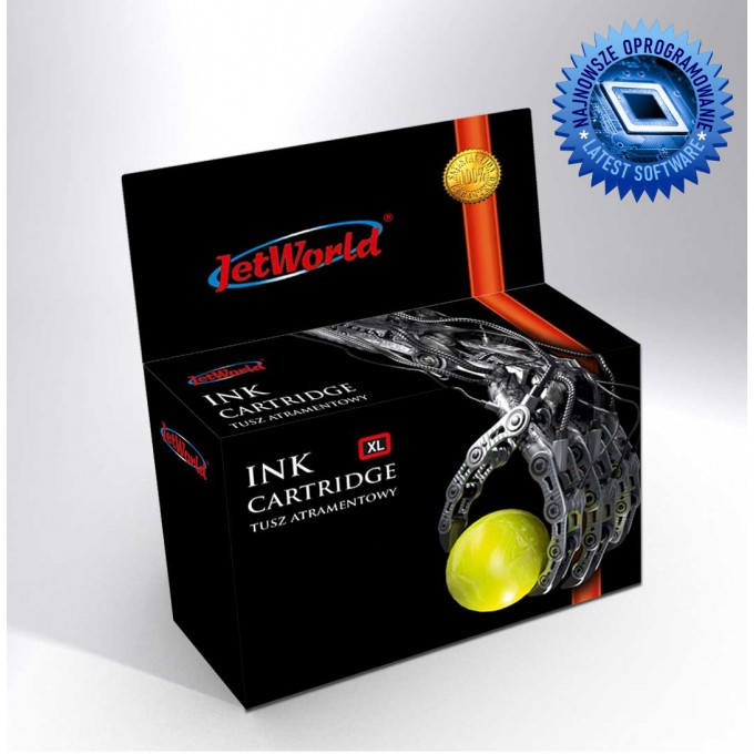 Tusz JetWorld  Yellow HP 903XL zamiennik refabrykowany T6M11AE (anti upgrade) 