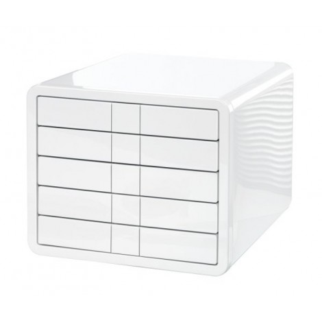 Zestaw 5 szufladek HAN iBox, ABS, A4, biały