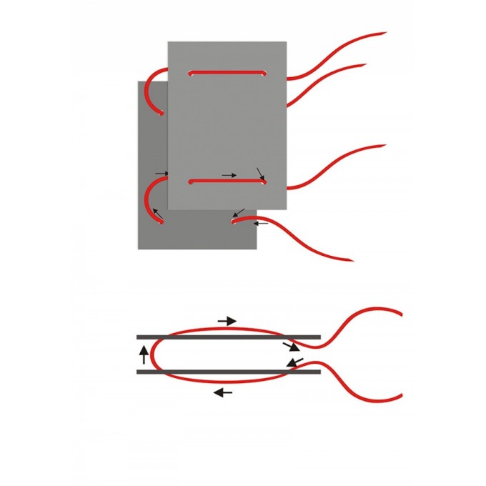 Fascykuła DONAU z etykietą, tektura/PP, A4, mix kolorów