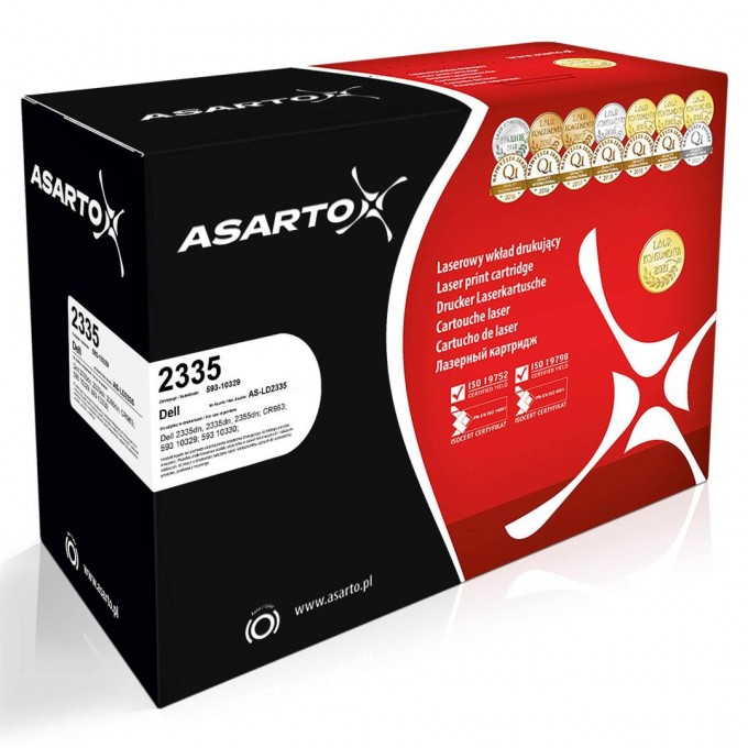 Toner Asarto do Dell 2335 | 593-10329 | 6000 str. | black