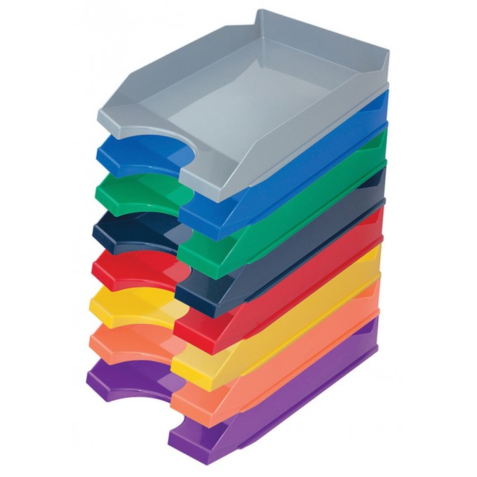 Szufladka na biurko OFFICE PRODUCTS, polistyren/PP, A4, pomarańczowa