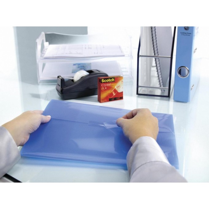 Taśma biurowa SCOTCH® Crystal Clear (600), transparentna, 19mm, 33m, w pudełku