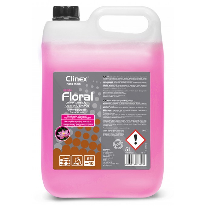 Uniwersalny płyn CLINEX Floral Blush 5L, do mycia podłóg