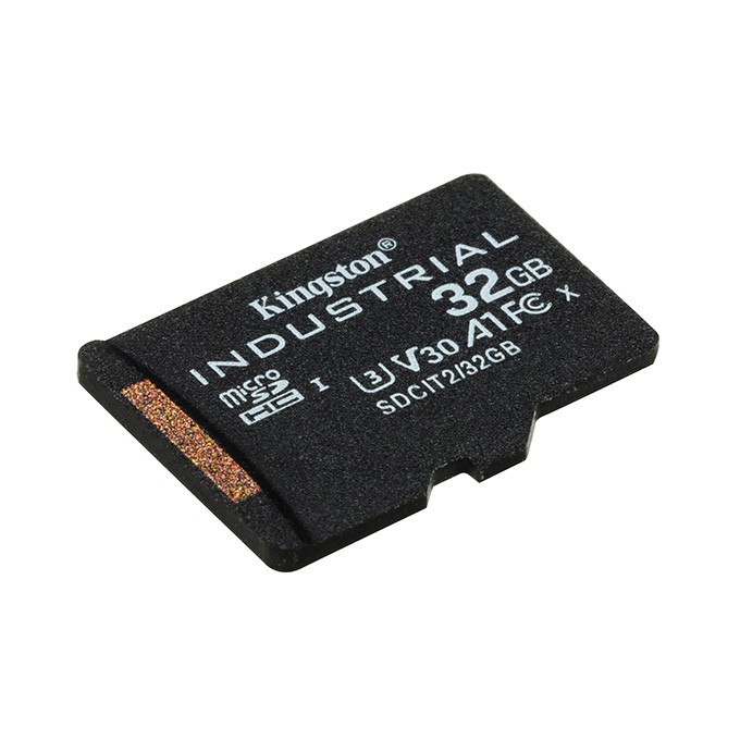 Kingston karta pamięci Industrial C10, 32GB, micro SDHC, SDCIT2/32GB, UHS-I U3 (Class 10), V30, A1, pSLC karta + 