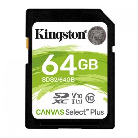 Kingston karta Canvas Select Plus, 64GB, SDXC, SDC2/64GB, UHS-I U3 (Class 10), A1