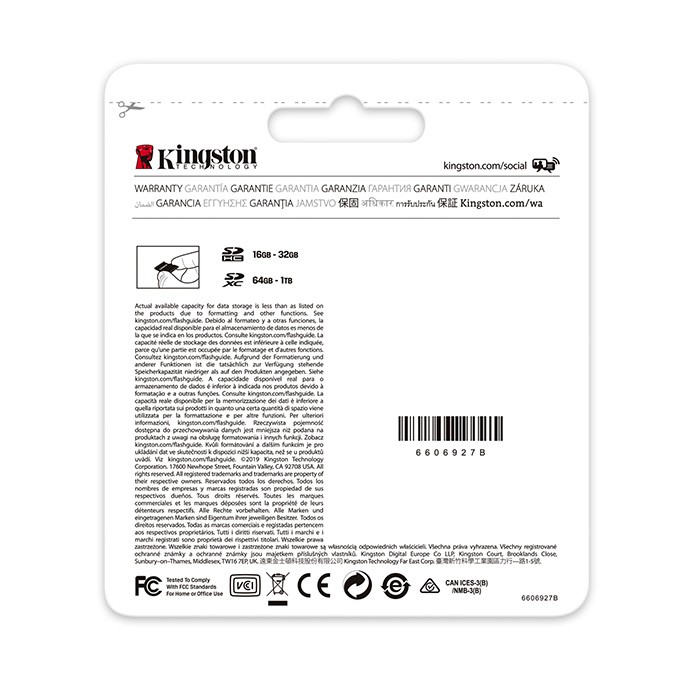 Kingston karta Canvas Select Plus, 256GB, SDXC, SDC2/256GB, UHS-I U3 (Class 10), A1