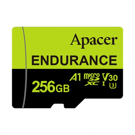 Apacer Karta pamięci Endurance, 256GB, micro SDXC, AP256GEDM1D05-R, UHS-I U3 (Class 10), V30, A1 Apacer Karta pamięci Endurance, 256GB, micro SDXC, AP256GEDM1D05-R, UHS-I U3 (Class 10), V30, A1