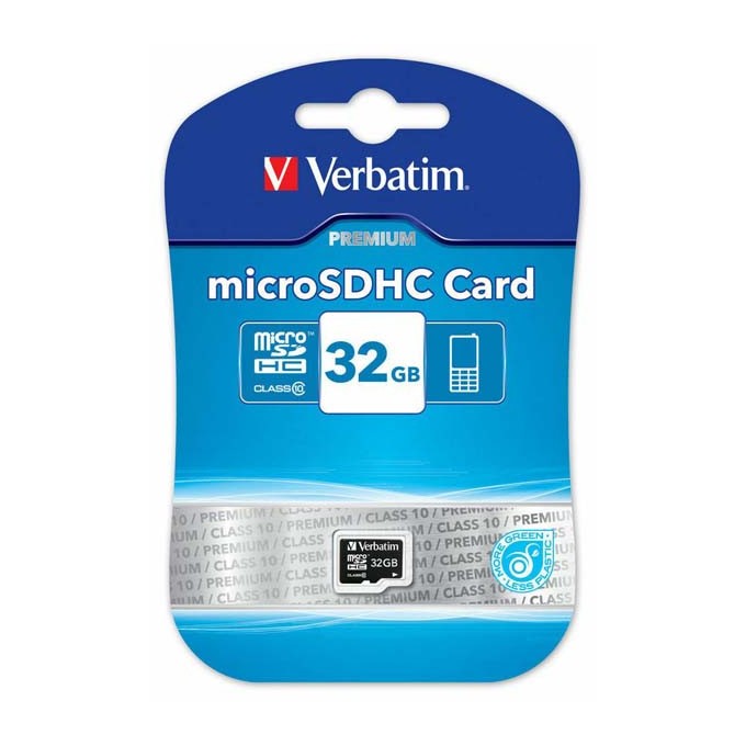 Verbatim Karta  pamięci Micro Secure Digital Card Premium, 32GB, micro SDHC, 44013, UHS-I U1 (Class 10)