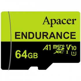 Apacer  Endurance V30 A1, 64GB, micro SDXC, AP64GEDM1D05-R, UHS-I U3 (Class 10)