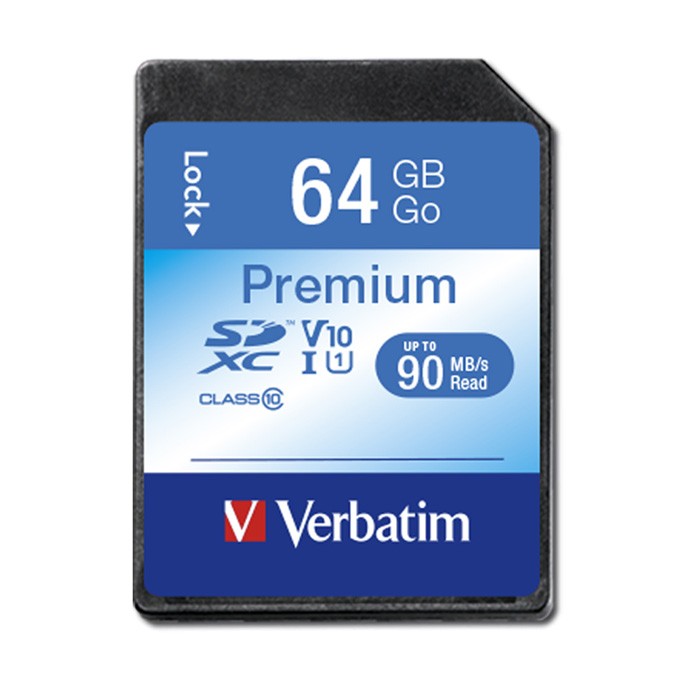 Verbatim microSDXC Flash Card, 64GB, SDXC, 44024, do archiwizacji danych