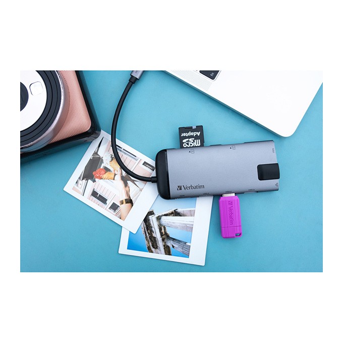 Verbatim Karta pamięci Pro MicroSD, 128GB, micro SDXC, 47044, UHS 3 (U3), z adapterm