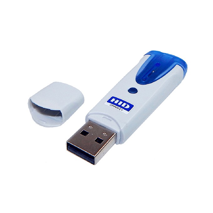 Omnikey czytnik USB 2.0, R61210320-2, zewnętrzny, biała, złącze USB
