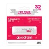 Goodram USB flash disk, USB 2.0, 32GB, UME2, UME2, biały, UME2-0320W0R11-V, Walentynki