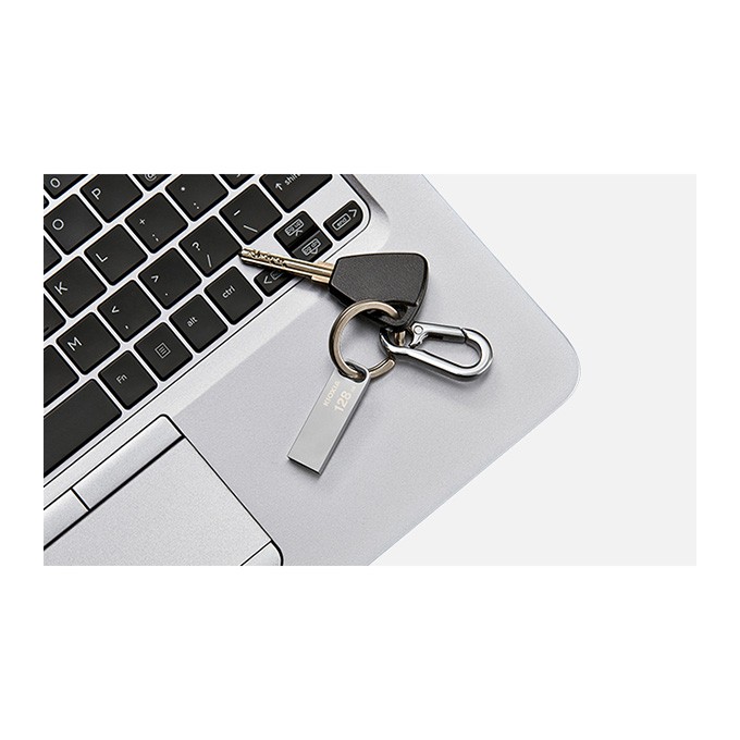 Kioxia USB flash disk, USB 3.0, 128GB, Biwako U366, Biwako U366, srebrny, LU366S128GG4