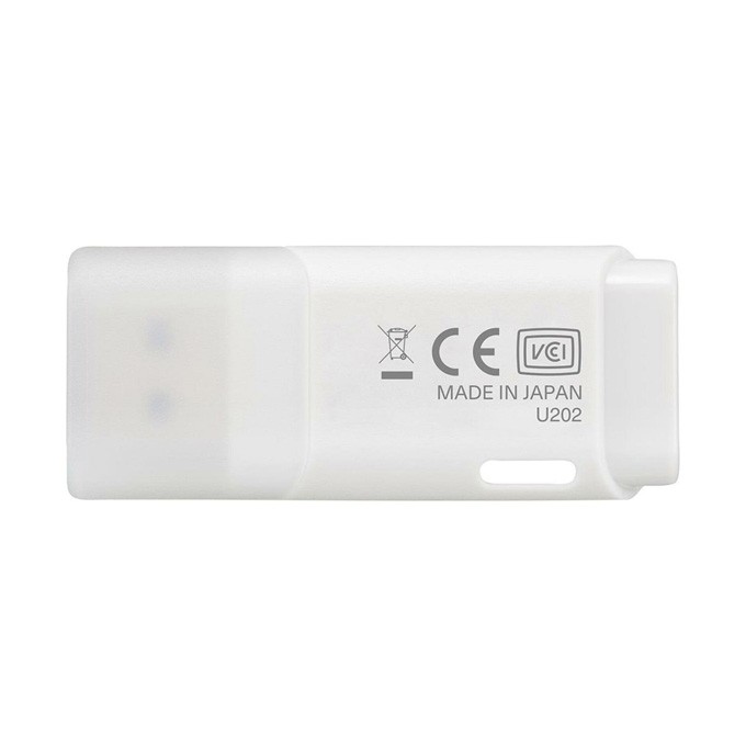 Kioxia USB flash disk, USB 2.0, 128GB, Hayabusa U202, Hayabusa U202, biały, LU202W128GG4