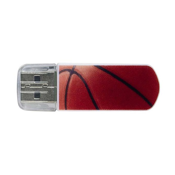 Verbatim USB Mini Sports Edition, USB 2.0, 16GB, Sports Edition-basketbal, pomarańczowa, 98679, do archiwizacji danych