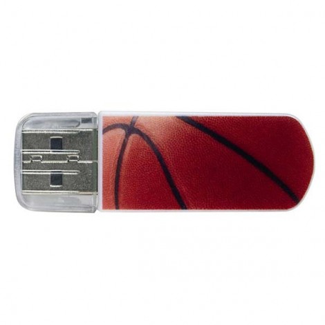 Verbatim USB Mini Sports Edition, USB 2.0, 16GB, Sports Edition-basketbal, pomarańczowa, 98679, do archiwizacji danych