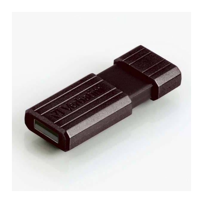 Verbatim USB flash disk, USB 2.0, 128GB, Pinstripe, czarny, 49071