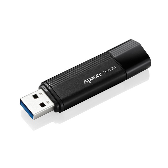 Apacer USB flash disk, USB 3.0, 16GB, AH353, czarny, AP16GAH353B-1, z osłoną