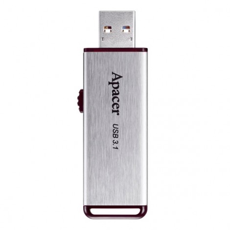 Apacer USB flash disk, USB 3.0, 16GB, AH35A, srebrny, AP16GAH35AS-1, USB A, z wysuwanym złączem