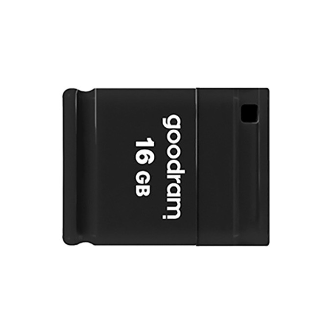 Goodram USB flash disk, USB 2.0, 16GB, UPI2, czarny, UPI2-0160K0R11, USB A, z osłoną