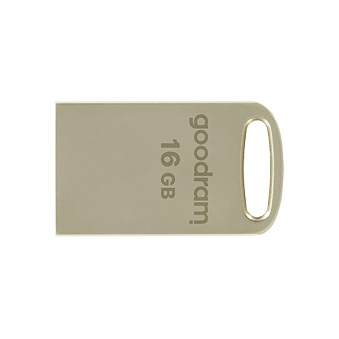 Goodram USB flash disk, USB 3.0, 16GB, UPO3, srebrny, UPO3-0160S0R11, USB A, z oczkiem na brelok