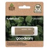 Goodram USB flash disk, USB 3.0, 64GB, UME3 ECO FRIENDLY, brązowy, UME3-0640EFR11, USB A, z osłoną