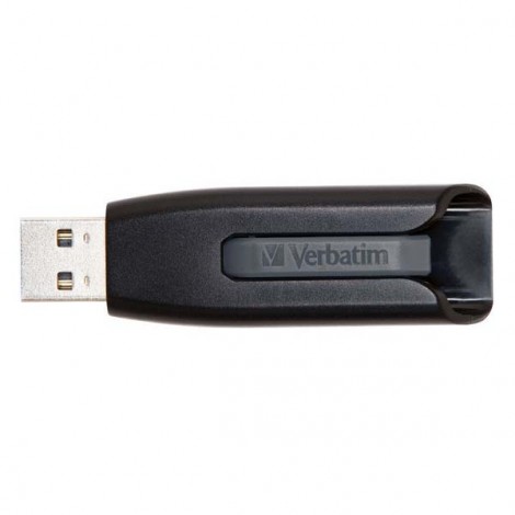 Verbatim USB flash disk, USB 3.0, 16GB, V3, Store N Go, czarny, 49172, USB A, z wysuwanym złączem