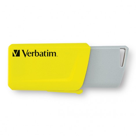 Verbatim USB flash disk, USB 3.0, 16GB, Store N Click, mix kolorów, 49306, USB A, z wysuwanym złączem. 3 szt
