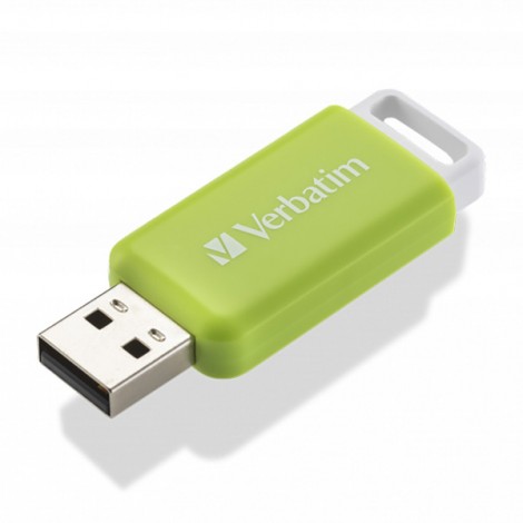 Verbatim USB flash disk, USB 2.0, 32GB, DataBar, zielony, 49454, do archiwizacji danych