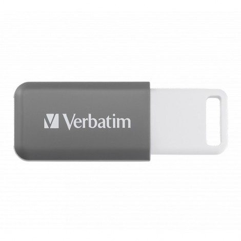Verbatim USB flash disk, USB 2.0, 128GB, DataBar, szary, 49456, do archiwizacji danych