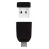 Verbatim USB flash disk, USB 2.0, 16GB, Nano, Store N Go, czarny, 49821, USB A, z adapterem mikro USB
