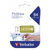 Verbatim USB flash disk, USB 2.0, 64GB, Store,N,Go PinStripe, zielony, 49964, do archiwizacji danych