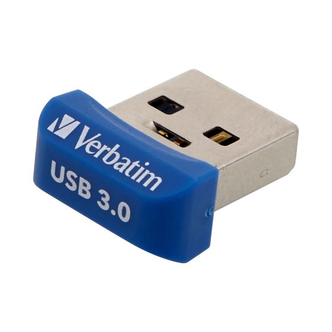 Verbatim USB flash disk, USB 3.0, 16GB, Nano, Store N Stay, niebieski, 98709, USB A