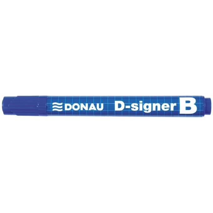 Marker do tablic DONAU D-Signer B, okrągły, 2-4mm (linia), niebieski