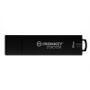 Kingston USB flash disk, USB 3.0, 8GB, IronKey D300S, czarny, IKD300S/8GB, USB A, szyfrowanie XTS-AES 256-bit