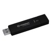 Kingston USB flash disk, USB 3.0, 8GB, IronKey D300S, czarny, IKD300S/8GB, USB A, szyfrowanie XTS-AES 256-bit