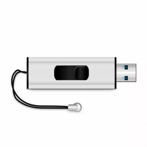 MediaRange USB flash disk, USB USB 3.0 (3.2 Gen 1), 16GB, srebrny, MR915, USB A, wysuwany, EOL
