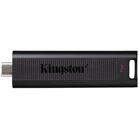 Kingston USB flash disk, USB 3.0, 1000GB, 1TB, DataTraveler Max, czarny, DTMAX/1TB, USB C