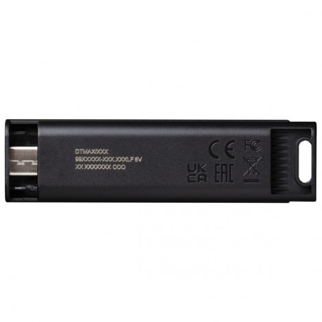 Kingston USB flash disk, USB 3.0, 1000GB, 1TB, DataTraveler Max, czarny, DTMAX/1TB, USB C