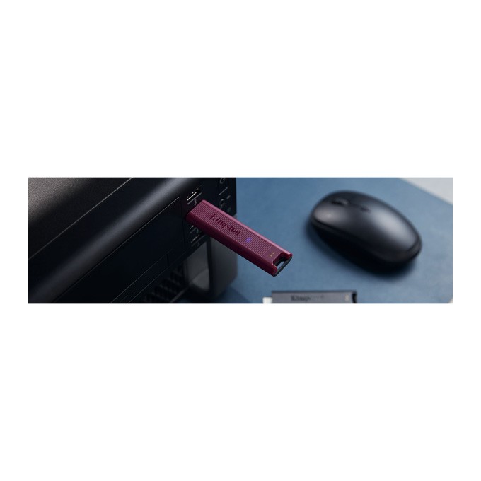 Kingston USB flash disk, USB 3.0, 1TB, DataTraveler Max, Bordowy, DTMAXA/1TB, USB A