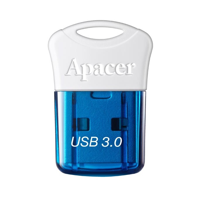 Apacer USB flash disk, USB 3.0, 32GB, AH157, niebieski, AP32GAH157U-1, USB A, z osłoną