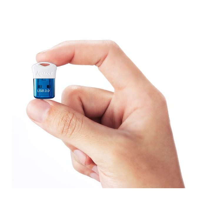 Apacer USB flash disk, USB 3.0, 32GB, AH157, niebieski, AP32GAH157U-1, USB A, z osłoną