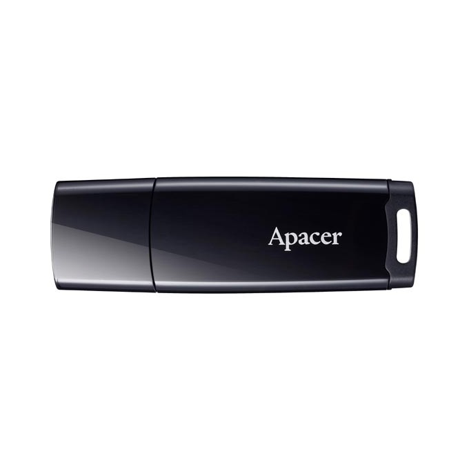 Apacer USB flash disk, USB 2.0, 32GB, AH336, czarny, AP32GAH336B-1, USB A, z osłoną