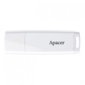 Apacer USB flash disk, USB 2.0, 32GB, AH336, biały, AP32GAH336W-1, USB A, z osłoną