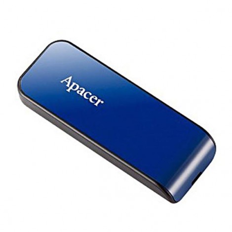 Apacer USB flash disk, USB 2.0, 32GB, AH334, niebieski, AP32GAH334U-1, USB A, z wysuwanym złączem Apacer USB flash disk, USB 2.0, 32GB, AH334, niebieski, AP32GAH334U-1, USB A, z wysuwanym złączem