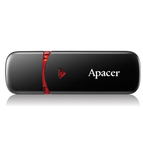 Apacer USB flash disk, USB 2.0, 32GB, AH333, czarny, AP32GAH333B-1, USB A, z osłoną Apacer USB flash disk, USB 2.0, 32GB, AH333, czarny, AP32GAH333B-1, USB A, z osłoną