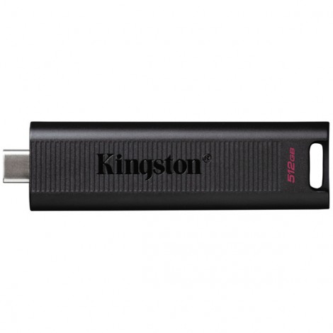 Kingston USB flash disk, USB 3.0, 512GB, DataTraveler Max, czarny, DTMAX/512GB, USB C
