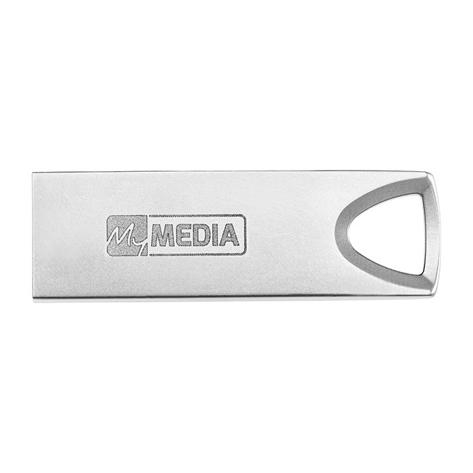 MyMedia USB flash disk, USB 3.2, 32GB, MyAlu, srebrny, 69276, USB A