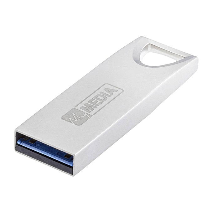 MyMedia USB flash disk, USB 3.2, 32GB, MyAlu, srebrny, 69276, USB A